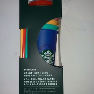 Starbucks color-changing reuseable cups